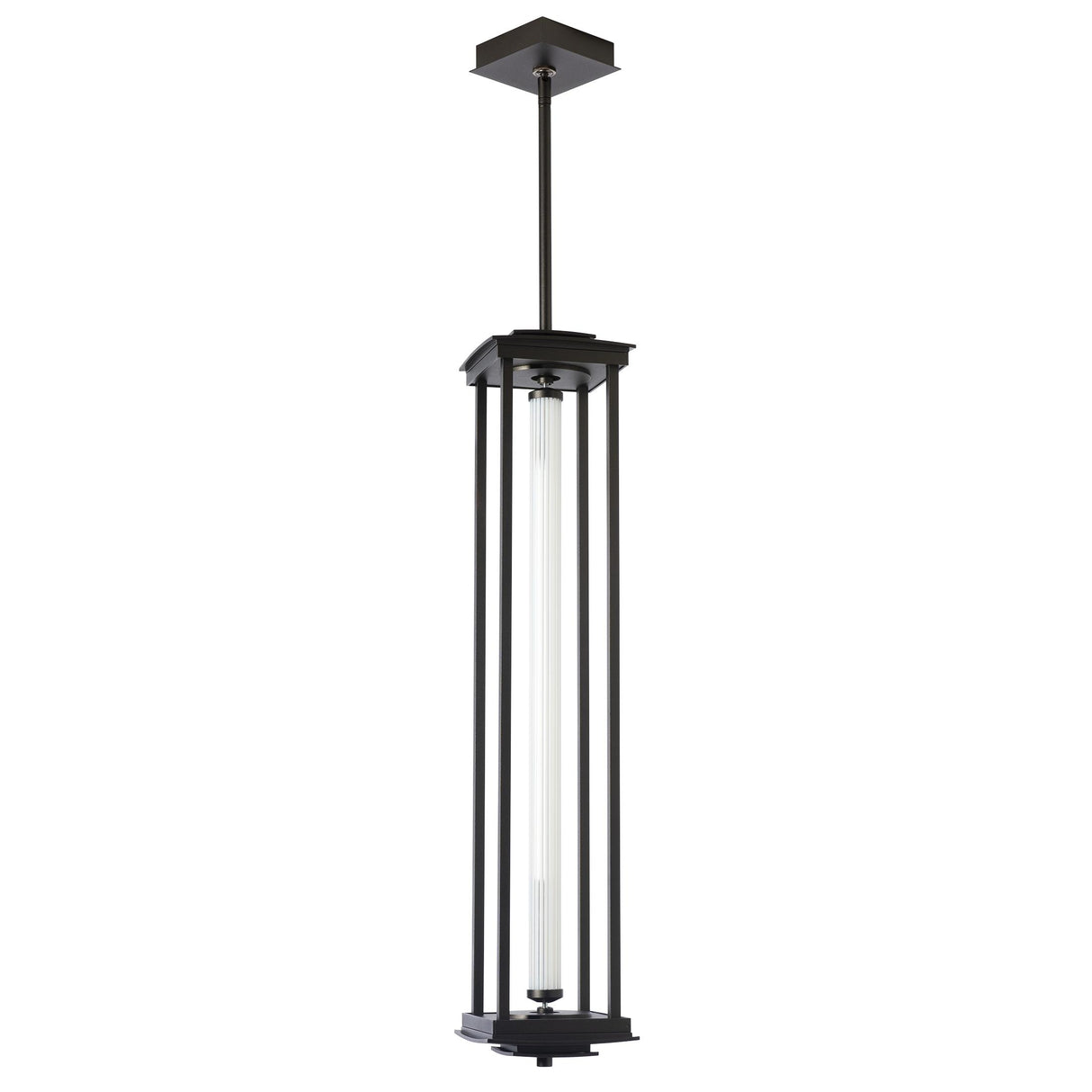Hubbardton Forge 2023 Oil Rubbed Bronze Clear Glass (ZM) Multi Athena 1-Light Large LED Lantern