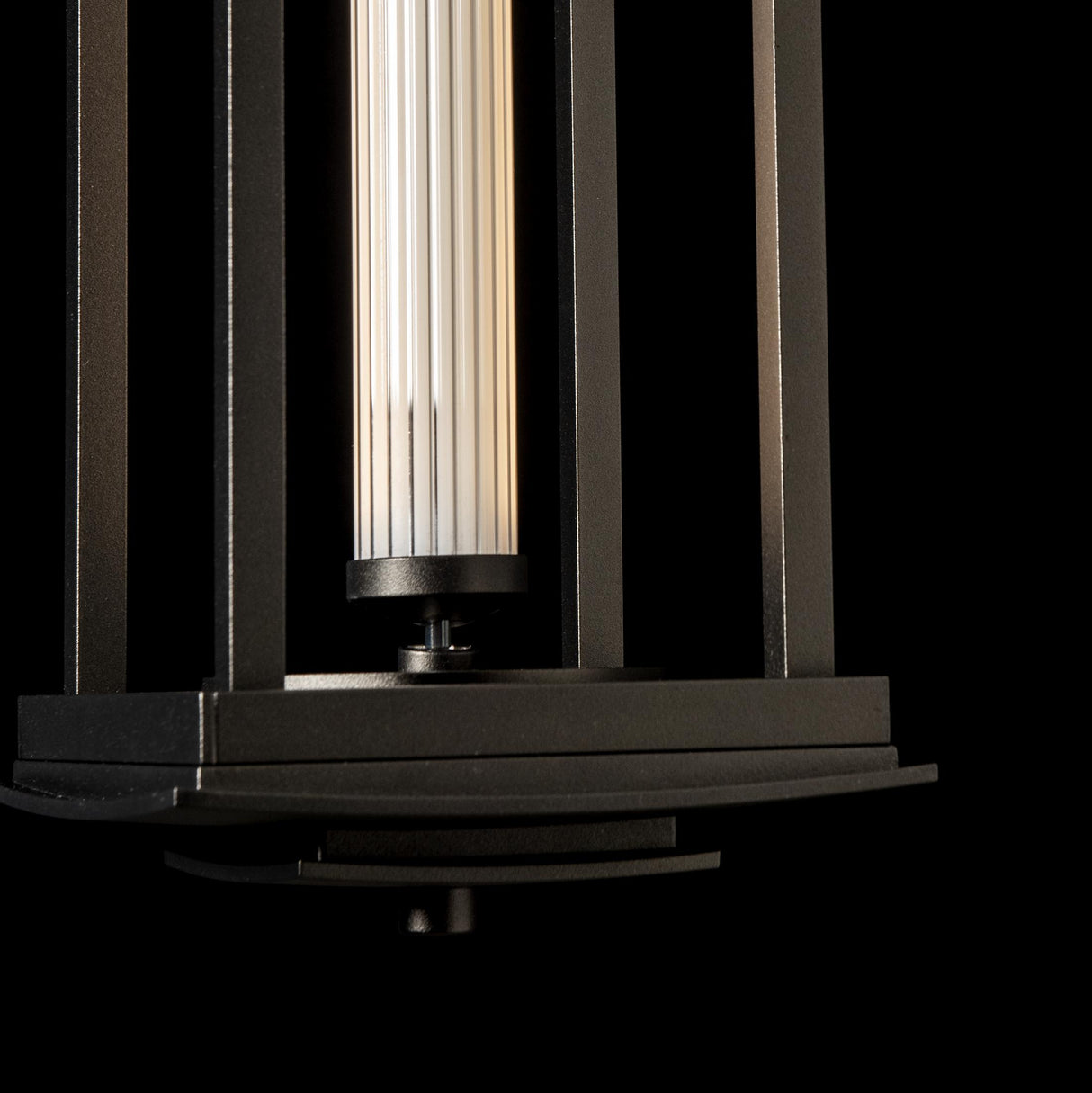 Hubbardton Forge 2023 Oil Rubbed Bronze Clear Glass (ZM) Multi Athena 1-Light Large LED Lantern