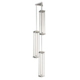 Hubbardton Forge 2023 Sterling Clear Glass (ZM) Multi Athena Triple Tall LED Lantern