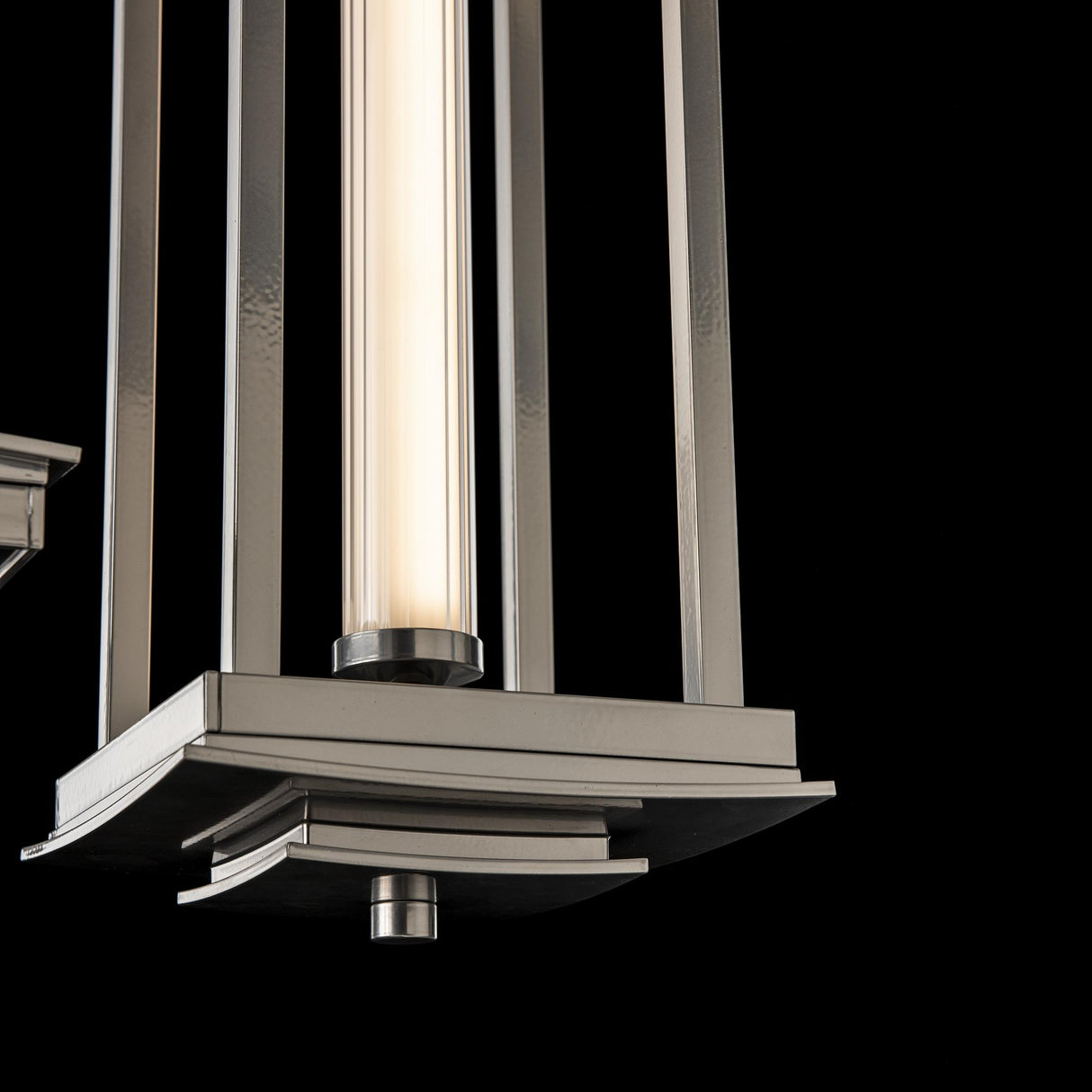 Hubbardton Forge 2023 Sterling Clear Glass (ZM) Multi Athena Triple Tall LED Lantern