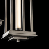 Hubbardton Forge 2023 Sterling Clear Glass (ZM) Multi Athena Triple Tall LED Lantern