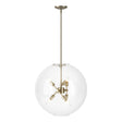 Hubbardton Forge 2022 Soft Gold Clear Glass (ZM) Multi Sfera 6-Light Pendant