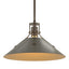 Hubbardton Forge 2022 Bronze Dark Smoke Multi Henry Medium Steel Shade Pendant