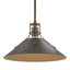 Hubbardton Forge 2022 Bronze Black Multi Henry Medium Steel Shade Pendant
