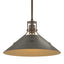 Hubbardton Forge 2022 Bronze Natural Iron Multi Henry Medium Steel Shade Pendant