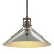 Hubbardton Forge 2022 Bronze Sterling Multi Henry Medium Steel Shade Pendant