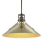 Hubbardton Forge 2022 Bronze Modern Brass Multi Henry Medium Steel Shade Pendant