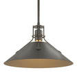 Hubbardton Forge 2022 Dark Smoke Oil Rubbed Bronze Multi Henry Medium Steel Shade Pendant