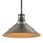 Hubbardton Forge 2022 Black Bronze Multi Henry Medium Steel Shade Pendant