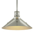 Hubbardton Forge 2022 Sterling Sterling Multi Henry Medium Steel Shade Pendant