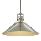 Hubbardton Forge 2022 Sterling Sterling Multi Henry Medium Steel Shade Pendant