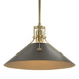 Hubbardton Forge 2022 Modern Brass Oil Rubbed Bronze Multi Henry Medium Steel Shade Pendant