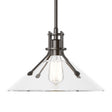 Hubbardton Forge 2022 Oil Rubbed Bronze Clear Glass (ZM) Multi Henry Medium Glass Shade Pendant