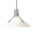 Hubbardton Forge 2022 Vintage Platinum Frosted Glass (FD) Multi Henry Medium Glass Shade Pendant