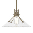 Hubbardton Forge 2022 Soft Gold Clear Glass (ZM) Multi Henry Medium Glass Shade Pendant