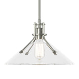 Hubbardton Forge 2022 Sterling Clear Glass (ZM) Multi Henry Medium Glass Shade Pendant