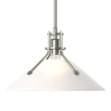 Hubbardton Forge 2022 Sterling Frosted Glass (FD) Multi Henry Medium Glass Shade Pendant