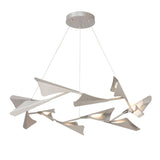 Hubbardton Forge 2020 Vintage Platinum Vintage Platinum Standard Plume 12-Light LED Pendant
