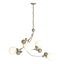 Hubbardton Forge 2019 Soft Gold Opal Glass (GG) Sprig Pendant