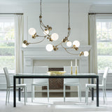 Hubbardton Forge 2019 Soft Gold Opal Glass (GG) Sprig Pendant