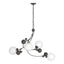 Hubbardton Forge 2019 Natural Iron Opaline Glass (WF) Sprig Pendant