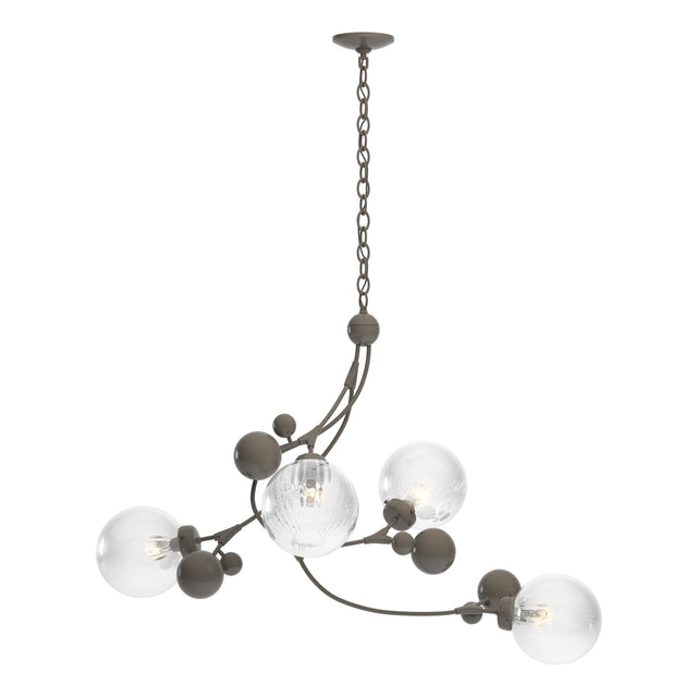Hubbardton Forge 2019 Dark Smoke Water Glass (LL) Sprig Pendant