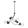 Hubbardton Forge 2019 Black Water Glass (LL) Sprig Pendant