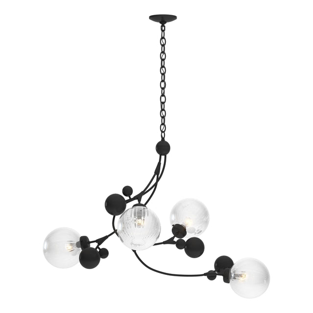 Hubbardton Forge 2019 Black Water Glass (LL) Sprig Pendant