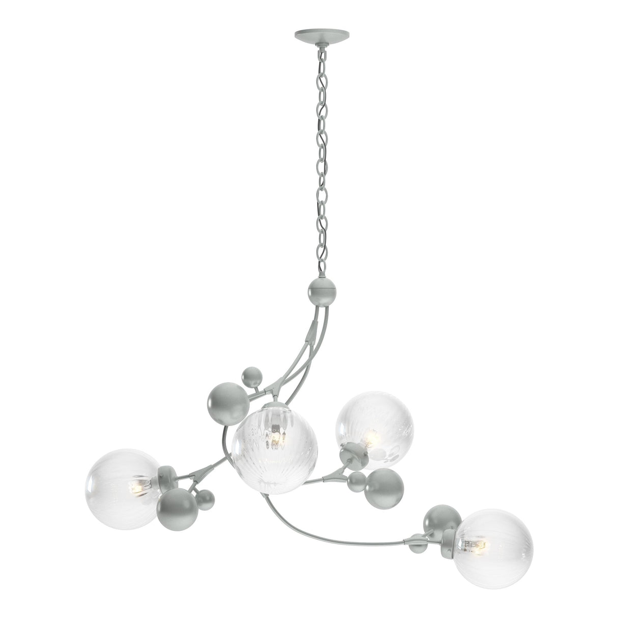 Hubbardton Forge 2019 Vintage Platinum Water Glass (LL) Sprig Pendant