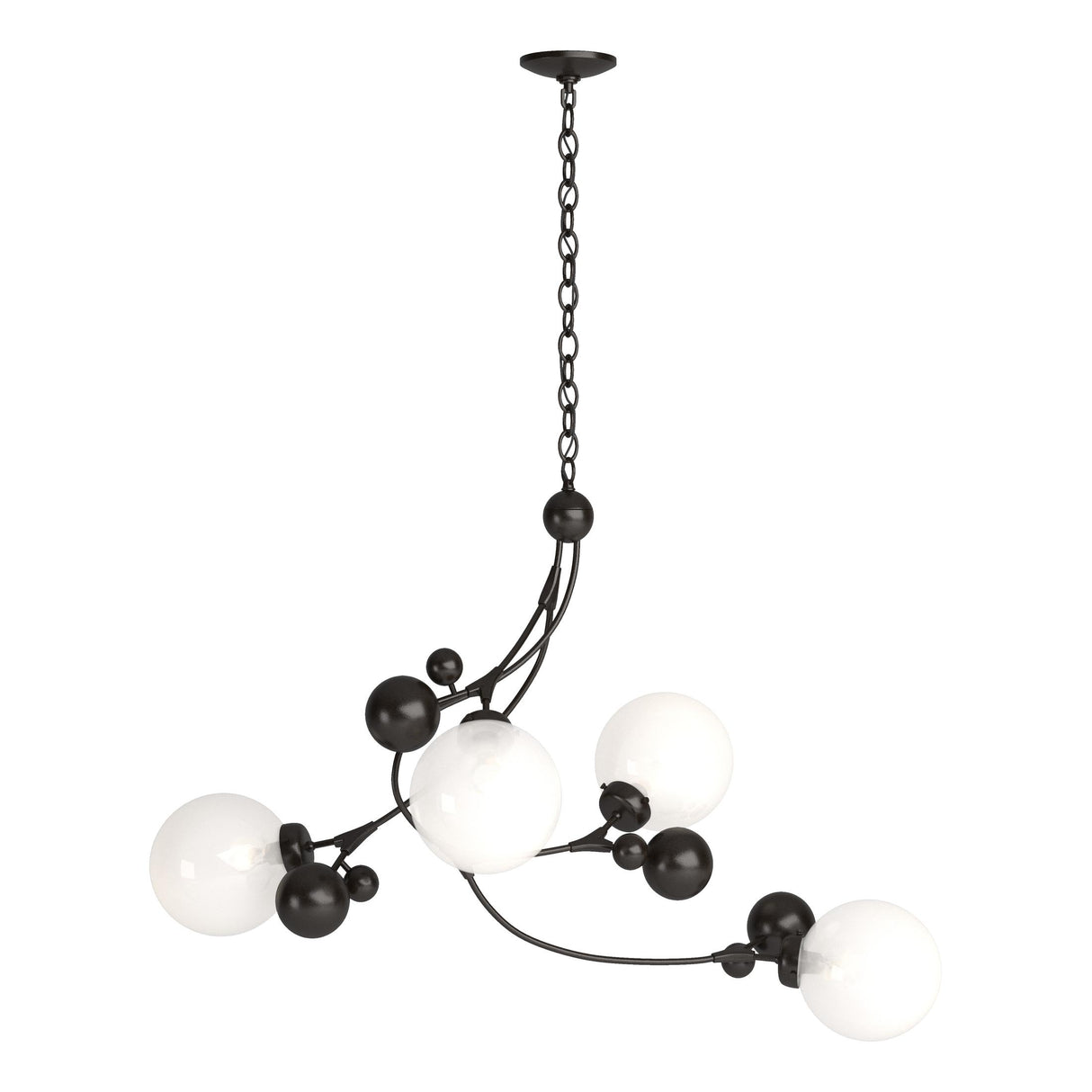 Hubbardton Forge 2019 Oil Rubbed Bronze Opaline Glass (WF) Sprig Pendant