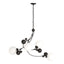 Hubbardton Forge 2019 Oil Rubbed Bronze Opaline Glass (WF) Sprig Pendant
