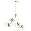 Hubbardton Forge 2019 Modern Brass Opaline Glass (WF) Sprig Pendant