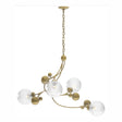Hubbardton Forge 2019 Modern Brass Water Glass (LL) Sprig Pendant