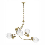 Hubbardton Forge 2019 Modern Brass Water Glass (LL) Sprig Pendant