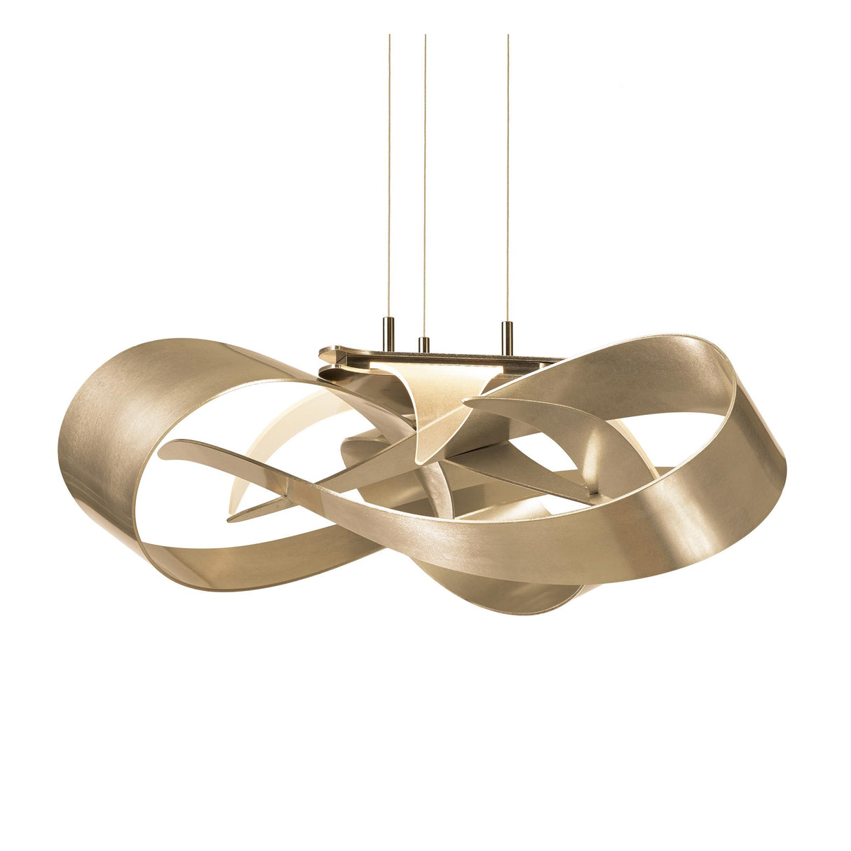 Hubbardton Forge 2015 Soft Gold Standard Flux LED Pendant