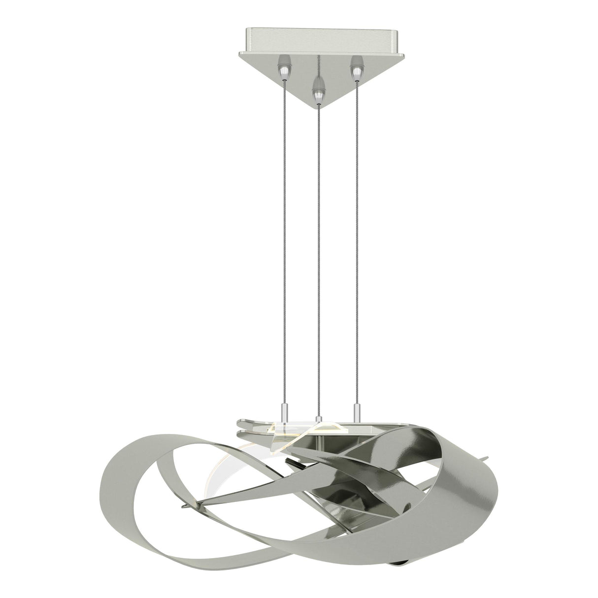 Hubbardton Forge 2015 Sterling Standard Flux LED Pendant
