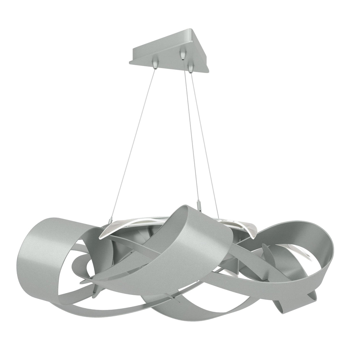 Hubbardton Forge 2016 Vintage Platinum Standard Flux Large LED Pendant