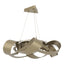 Hubbardton Forge 2016 Soft Gold Standard Flux Large LED Pendant