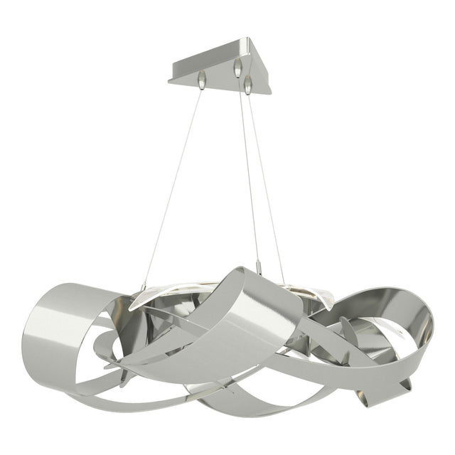 Hubbardton Forge 2016 Sterling Standard Flux Large LED Pendant