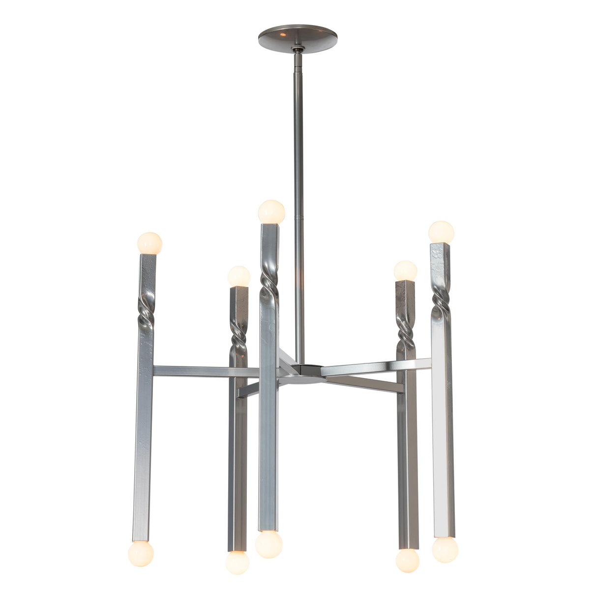 Hubbardton Forge 2022 Sterling Multi Helix 10-Light Pendant