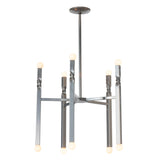 Hubbardton Forge 2022 Sterling Multi Helix 10-Light Pendant