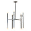 Hubbardton Forge 2022 Sterling Multi Helix 10-Light Pendant