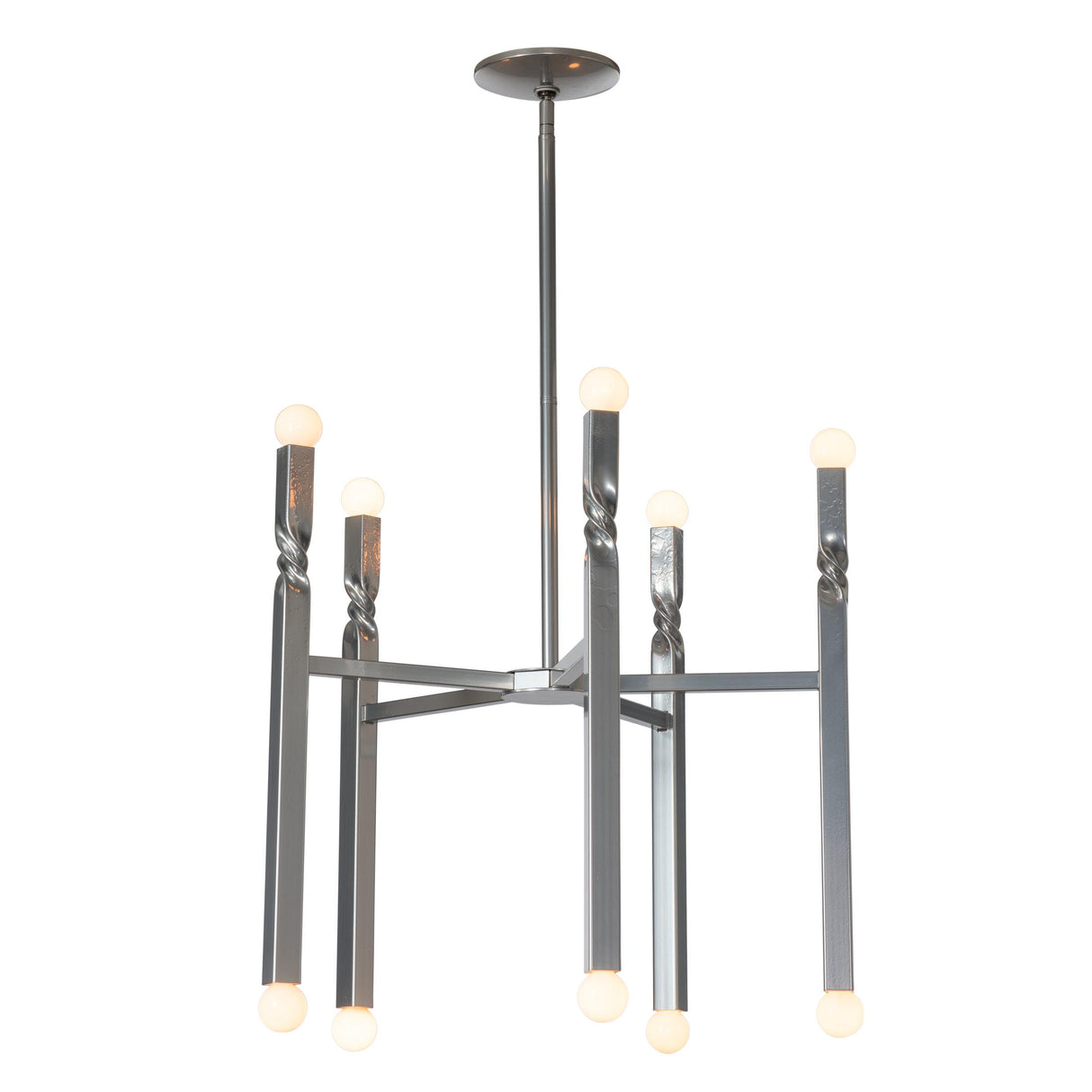 Hubbardton Forge 2022 Sterling Multi Helix 10-Light Pendant