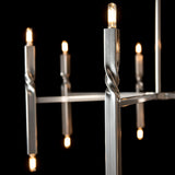 Hubbardton Forge 2022 Sterling Multi Helix 14-Light Pendant