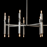 Hubbardton Forge 2022 Sterling Multi Helix 14-Light Pendant