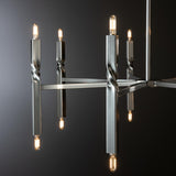 Hubbardton Forge 2022 Sterling Multi Helix 14-Light Pendant