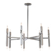 Hubbardton Forge 2022 Sterling Multi Helix 14-Light Pendant