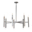 Hubbardton Forge 2022 Sterling Multi Helix 14-Light Pendant