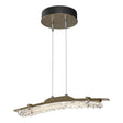 Hubbardton Forge 2023 Soft Gold Clear Glass (ZM) Standard Glissade LED Pendant