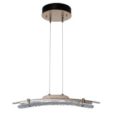 Hubbardton Forge 2023 Soft Gold Clear Glass (ZM) Standard Glissade LED Pendant